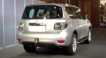 The rear side of the new 2010 Nissan Patrol